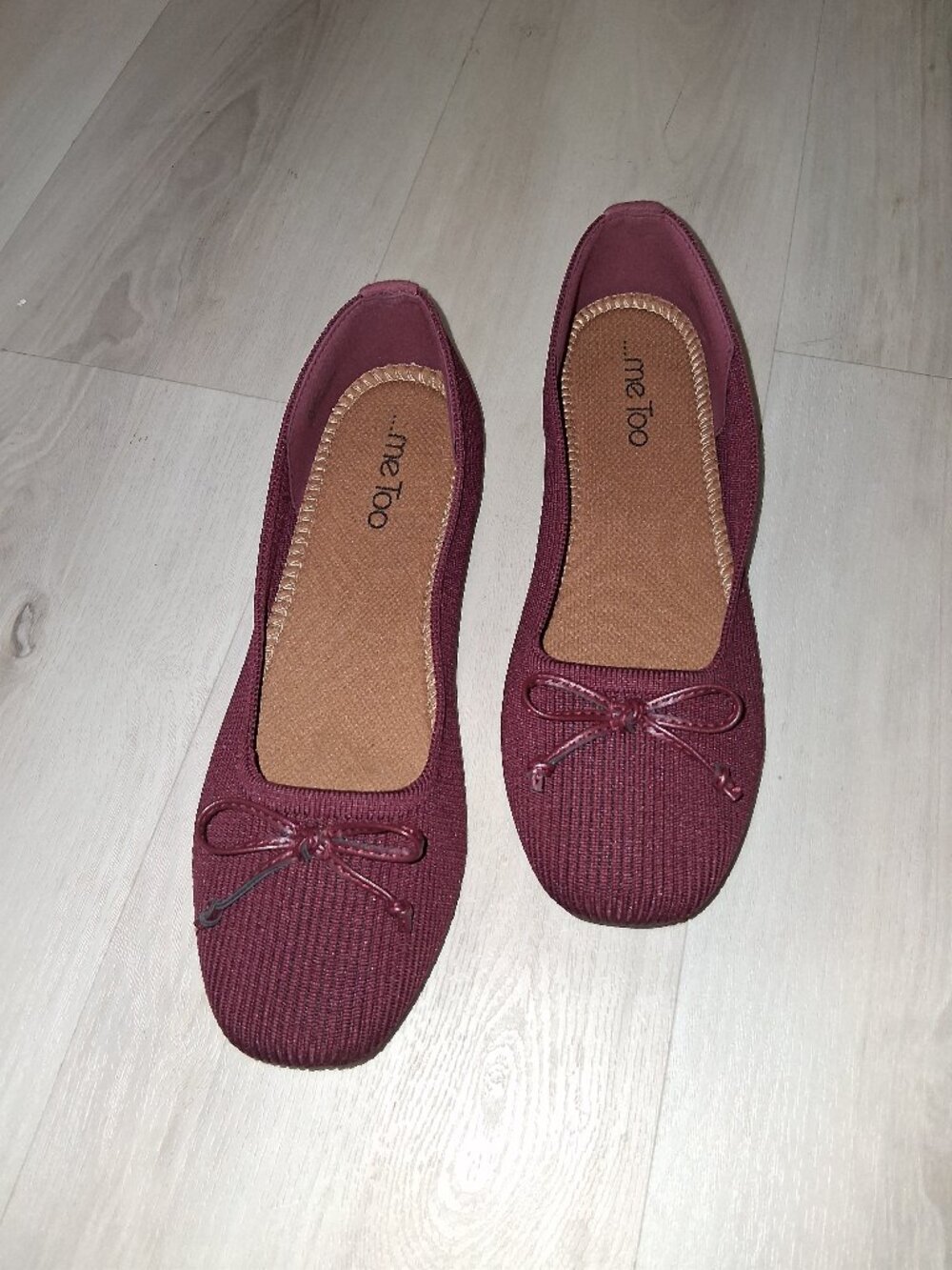 Me Too Burgundy Flats